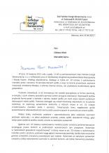 Pismo do Pani Marszałek Sejmu (str. 1)